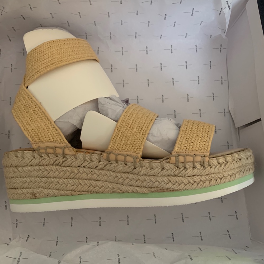 DSW strappy Raffia sandal